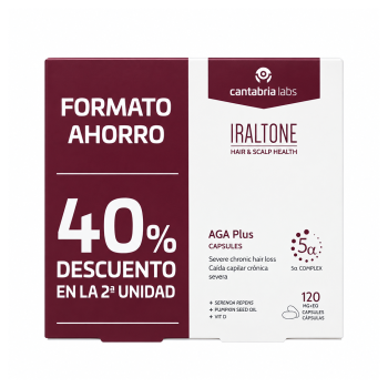 Iraltone AGA Plus 60 Capsulas 2 Unidades