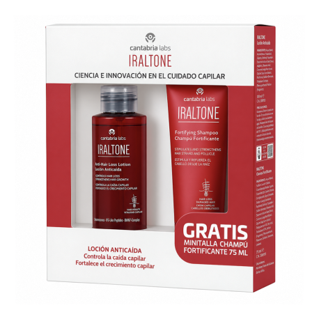 Iraltone Loción Anticaída 100 ml + Regalo Champú 75 ml