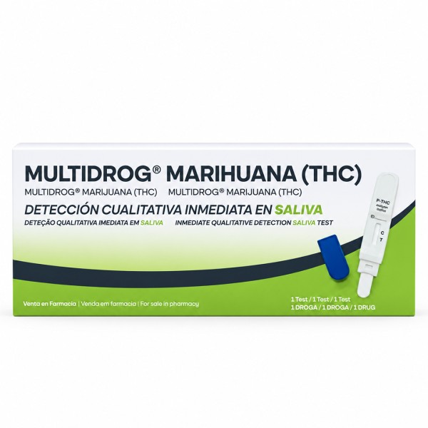 Test Marihuana (THC) Saliva Multidrog 1 Unidad