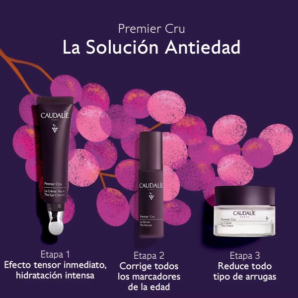 Caudalie Premier Cru Contorno de Ojos 15 ml + Regalo Sérum 10 ml + Crema 15 ml