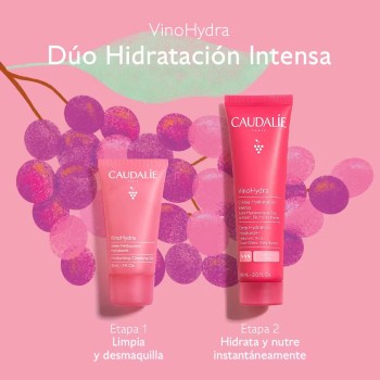 Caudalie Cofre VinoHydra Crema Hidratación Intensa 60 ml + Regalo Gel Limpiador 30 ml 2