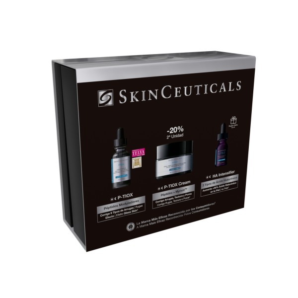 Skinceuticals Cofre P-Tiox Sérum 30 ml + P-Tiox Crema (20% dto) + Regalo H.A. Intensifyer 15 ml
