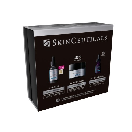 Skinceuticals Cofre P-Tiox Sérum 30 ml + P-Tiox Crema (20% dto) + Regalo H.A. Intensifyer 15 ml