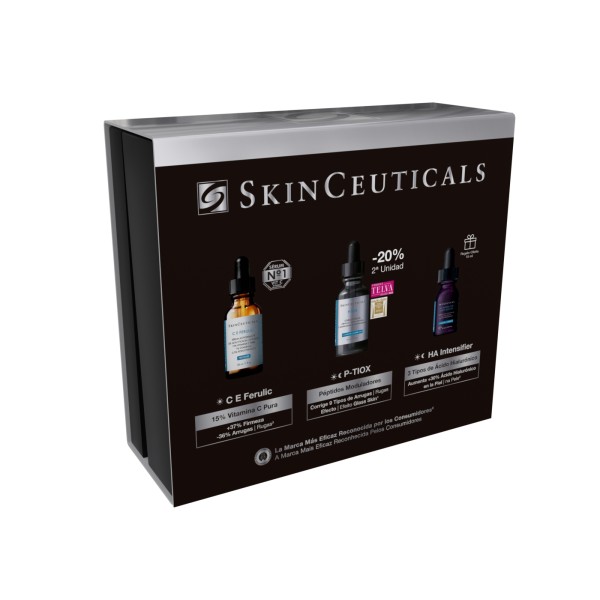 Skinceuticals Cofre CE Ferulic 30 ml + P-Tiox 30 ml (20% dto) + Regalo HA Intensifier 15 ml