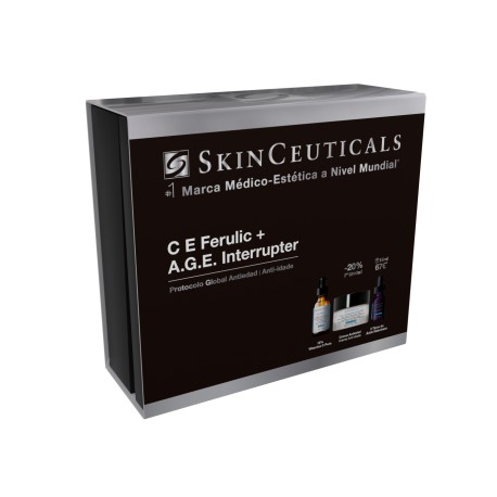 Skinceuticals Cofre C E Ferulic 30 ml + AGE Interrupter 48 ml (20%) + Regalo HA Intensifier 15 ml