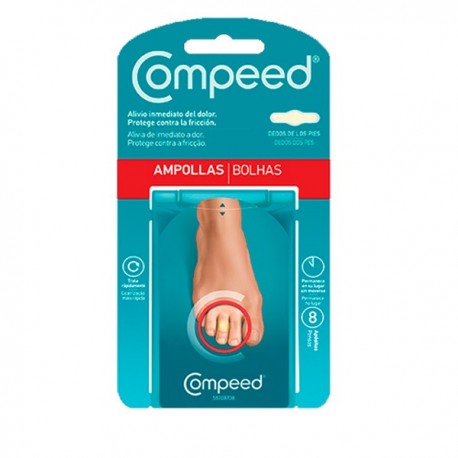 COMPEED AMPOLLAS DEDOS DEL PIE 8 UNIDADES